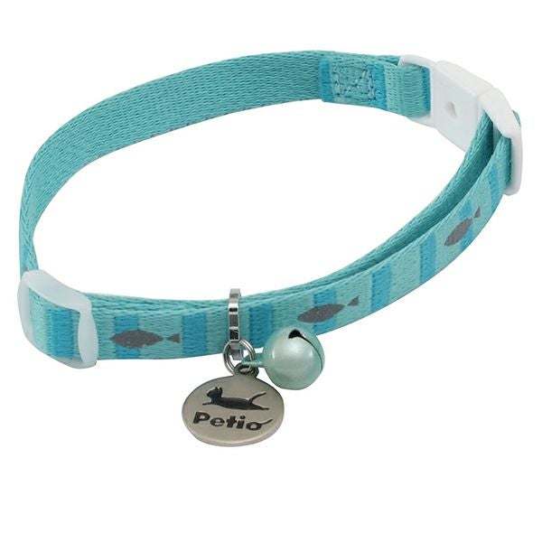 CAT COLLAR キャットカラー フィッシュボーダーカラー ブルー