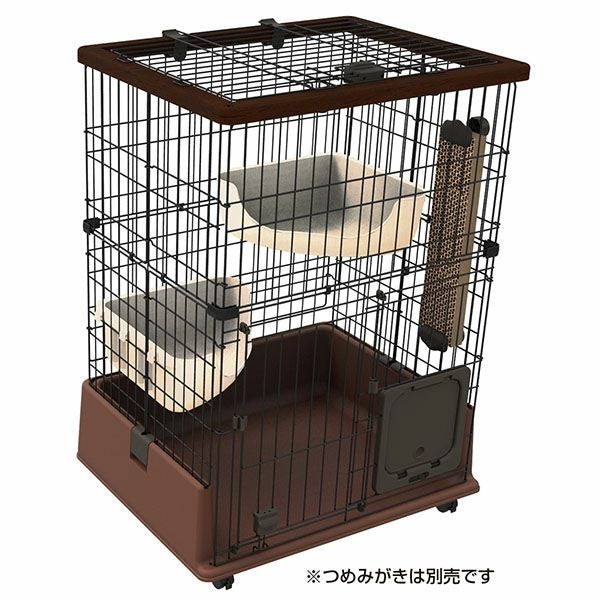 NECOCOケージ　　猫3段ケージ　中古 37%OFF！買い替え特集】necoco ネココ 仔猫からのしつけにもぴったりな