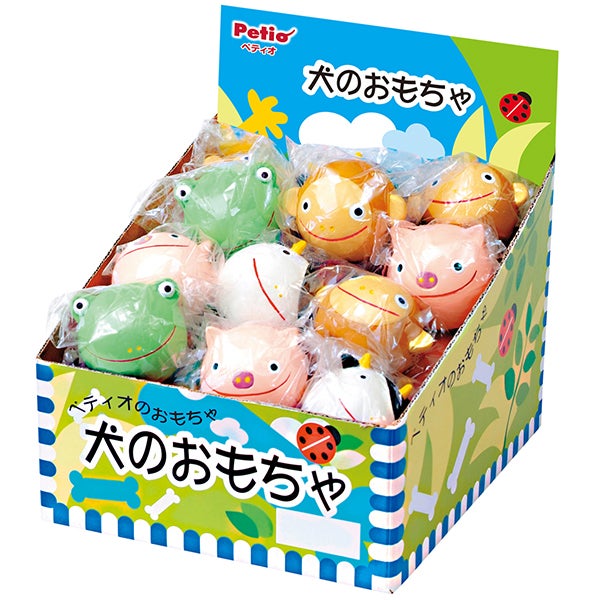Petio おもちゃBOX 犬用おもちゃ 24個セット アニマルボール | ペティオ オンライン ショップ本店