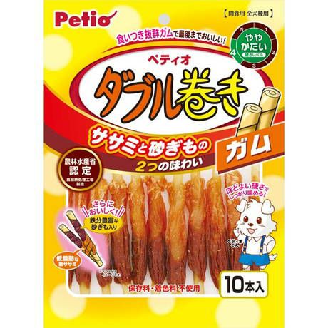 本店限定特価】ダブル巻き ガム 10本入 | ペティオ オンライン