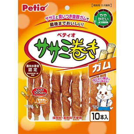 犬のおやつ ペティオ ササミ巻き チーズ入りやわらかスティック ガム 犬おやつ Amazon.co.jp: ペティオ (Petio) 犬用おやつ ダブル巻き 7歳からの