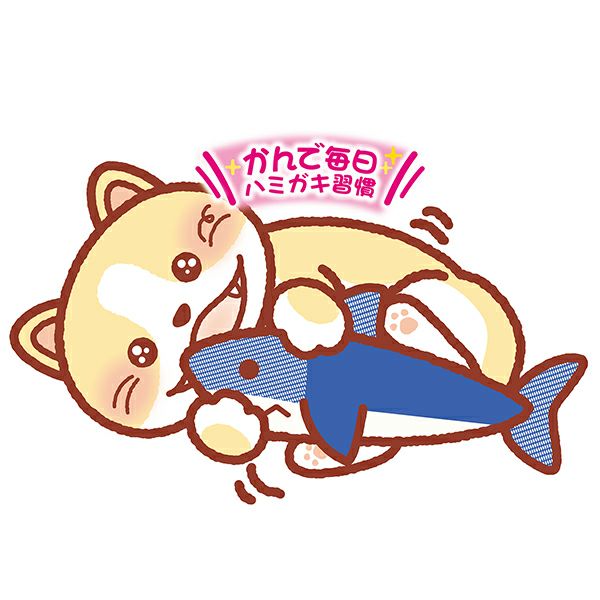 猫用おもちゃ らくらくデンタルTOY けりぐるみ サメ | ペティオ