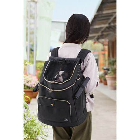 22%OFF！スーパーSALE】Porta ポルタ ドッグリュックキャリー ブラック