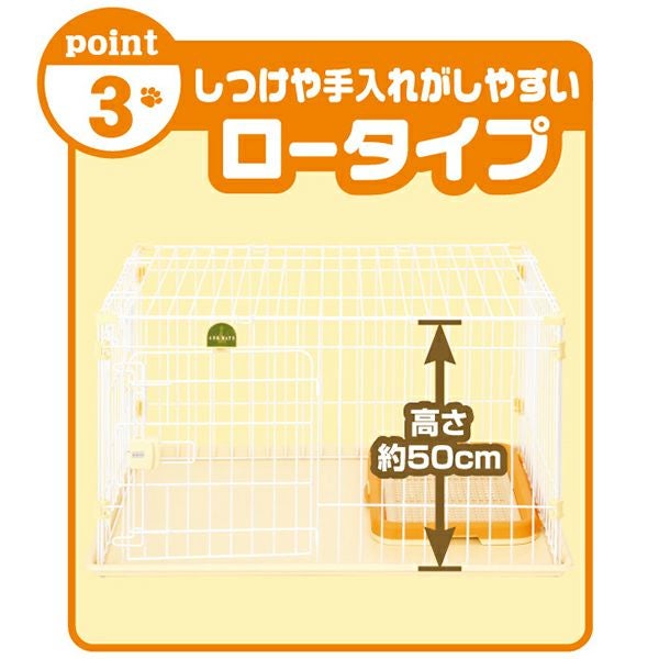 Add.Mate アドメイト 2ドアパピーサークル 屋根面・トイレセット