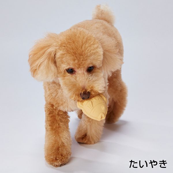 15%OFF！スーパーSALE】犬用おもちゃ 犬雅 和菓子ラテックス たいやき