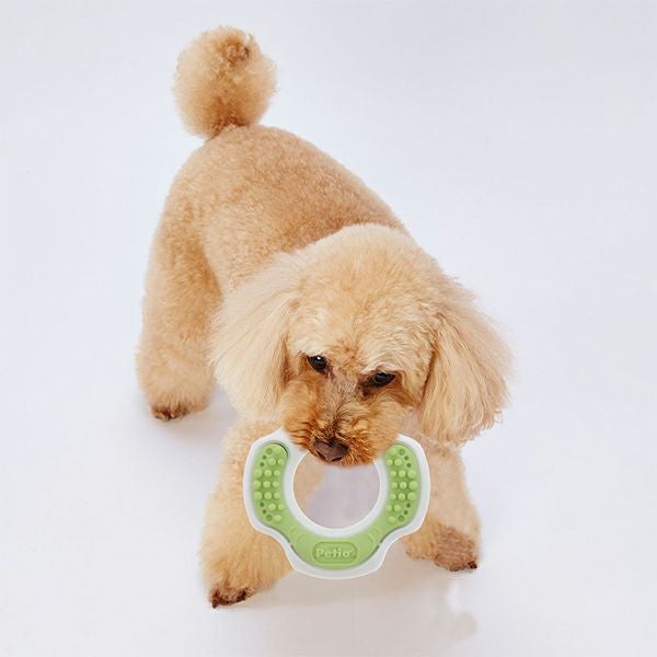 10%OFF！スーパーSALE】犬用おもちゃ かんでるリングデンタル ソフト