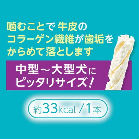 Plact プラクト 歯みがきデンタルガム 中型～大型犬 ハード 12本入