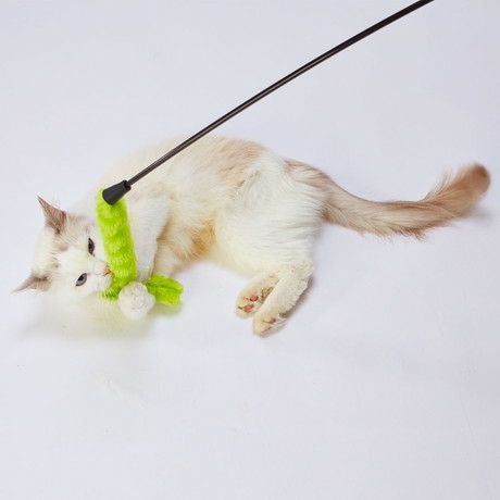 猫用おもちゃ necoco ネココ BLACK TACT 猫じゃらし ロングテール
