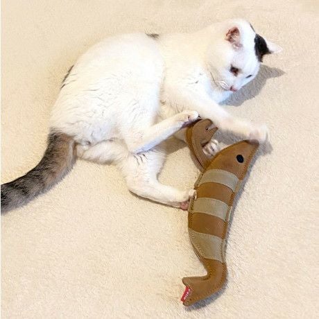 猫用おもちゃ けりぐるみ タフレザー 最強のエビ | ペティオ