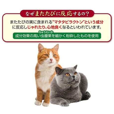 ねこちゃんの素材そのまま またたびスティック 10包＋1包 虫癭果