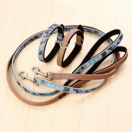 犬用首輪 フラッシュカラー SS レザーブラウン | ペティオ オンライン