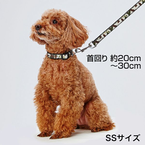 犬用首輪 EthicalDoor エシカルドア 迷彩カラー SS ブラック