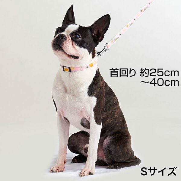 犬用首輪 EthicalDoor エシカルドア アニマルカラー S ピンク