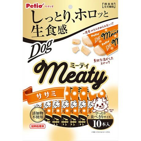 Meaty ミーティ ササミ 10本入×3個パック | ペティオ オンライン