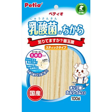 ネコポス専用】乳酸菌のちから スティックタイプ 100g | ペティオ