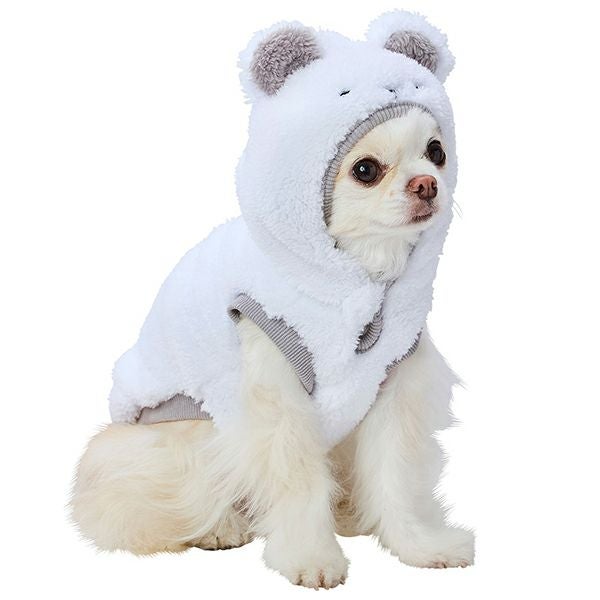 30%OFF！あったかアイテム】犬用ウェア 変身パーカー 雪国のどうぶつ