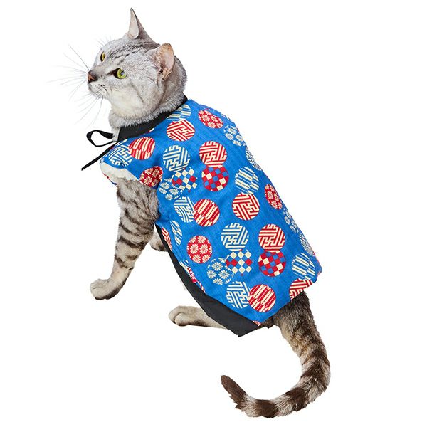 30%OFF！あったかアイテム】猫用ウェア 猫小町 あったかちゃんちゃんこ