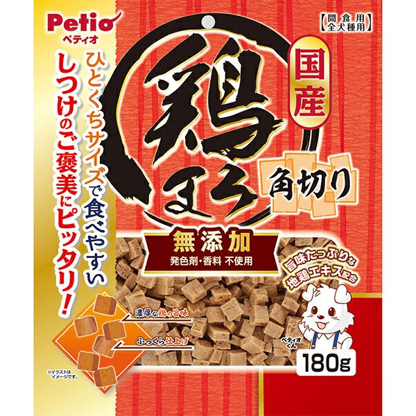 鶏まろ 無添加 角切り 180g | ペティオ オンライン ショップ本店