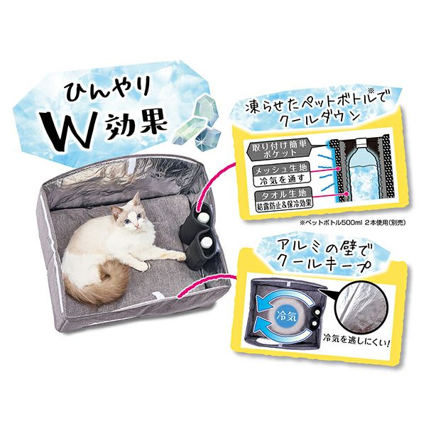 犬猫用ベッド 電気のいらない ひんやり ひみつ基地 | ペティオ