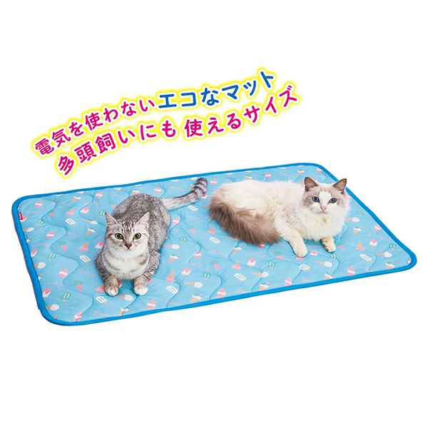 犬猫用マット 防ダニ加工 ふれた瞬間ひんやりマット L | ペティオ
