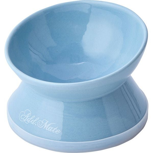 Add.Mate アドメイト 犬猫用食器 手前が低くて食べやすい脚付き食器 M