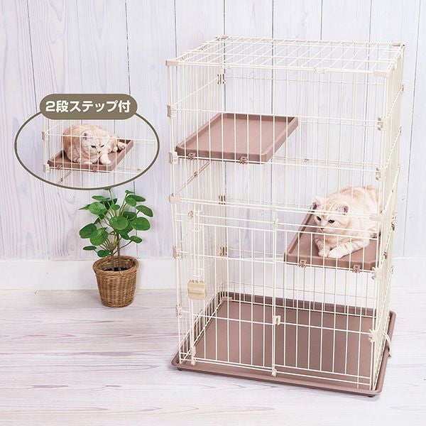 Add.Mate アドメイト 猫用 ベーシックキャットケージ ナチュラル