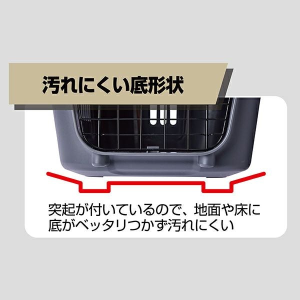 犬猫用キャリー 2ドア タフハウスキャリー ブラック S | ペティオ