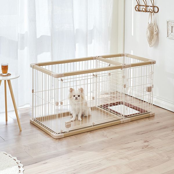 犬用 トイレのしつけが出来る ドッグルームサークルPlus ベージュ 