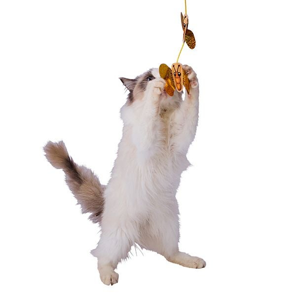 Add.Mate アドメイト 猫用おもちゃ カシャカシャじゃらし 黄金のチョウ