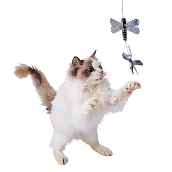Add.Mate アドメイト 猫用おもちゃ カシャカシャじゃらし 白銀なトンボ