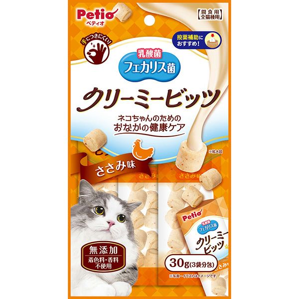 10%OFF！タイムセール】クリーミービッツ フェカリス菌 ささみ味 30g