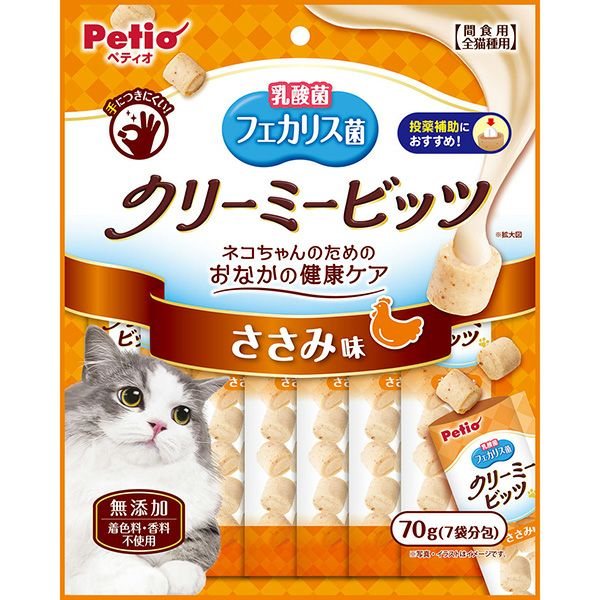 クリーミービッツ フェカリス菌 ささみ味 70g | ペティオ オンライン