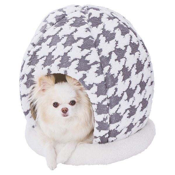 50%OFF！タイムセール】犬猫用ベッド あったかくつろぎベッド ハット