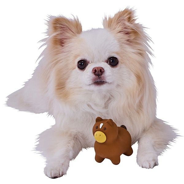 犬用おもちゃ ぽにぽにポニーTOYラテックス ブラウン | ペティオ