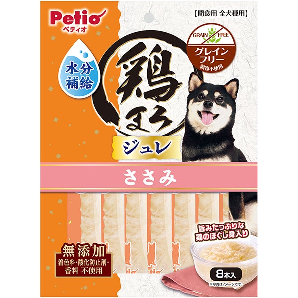 鶏まろ 水分補給ジュレスティック ささみ 8本入 | ペティオ オンライン
