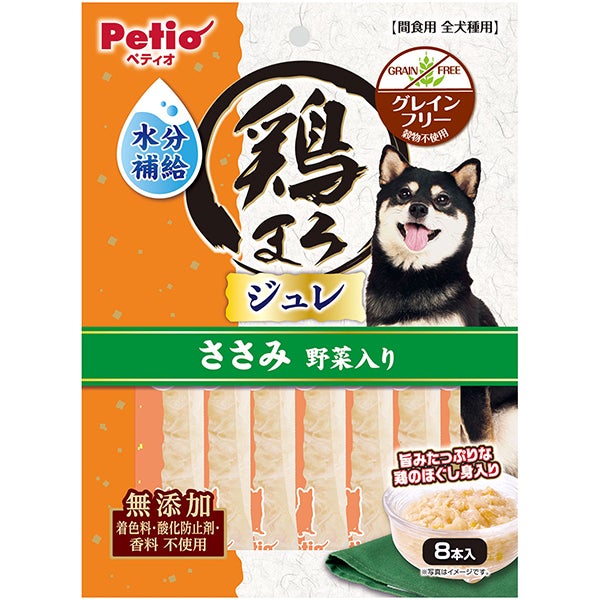 鶏まろ 水分補給ジュレスティック ささみ 8本入 | ペティオ オンライン
