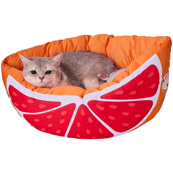 犬猫用ベッド ひんやりサマーベッド ピンクグレープフルーツ