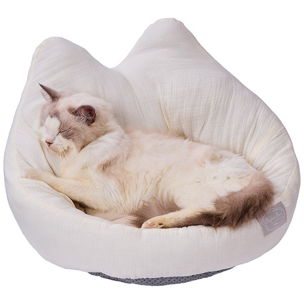 10%OFF！ひんやり特集】猫用ベッド ひんやりくつろぎベッド フチ付