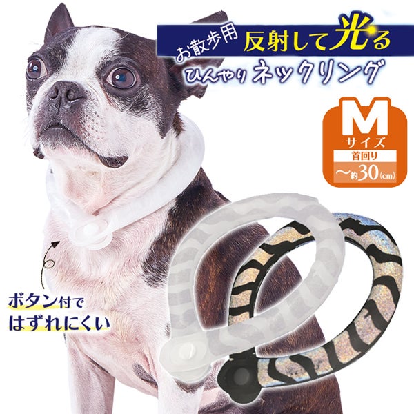 10%OFF！ひんやり特集】犬用 Let's walk お散歩用 反射して光る
