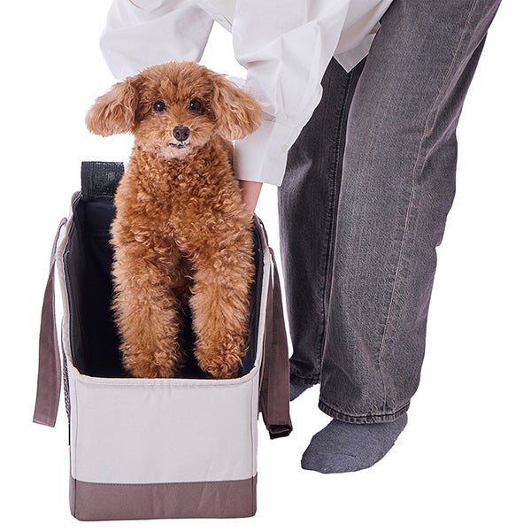 DOGCEPT キャリーバッグ ベージュ 犬用 犬用キャリー トートバッグ使いもしやすい 2wayドライブキャリー