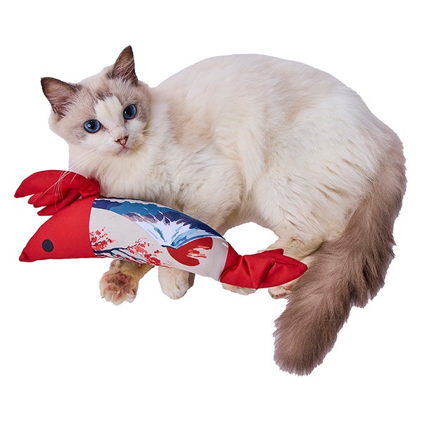 猫用おもちゃ 猫小町 けりぐるみ エビ 富士山 | ペティオ オンライン