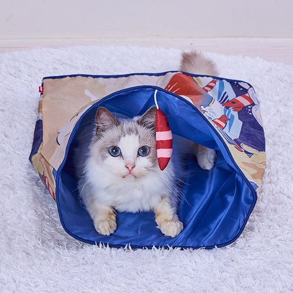 10%OFF！おうち時間特集】猫用おもちゃ 猫小町 和柄シャカシャカ通り