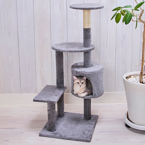 Add.Mate アドメイト 猫用タワー ねこまど コテリア ミドルハイタワー