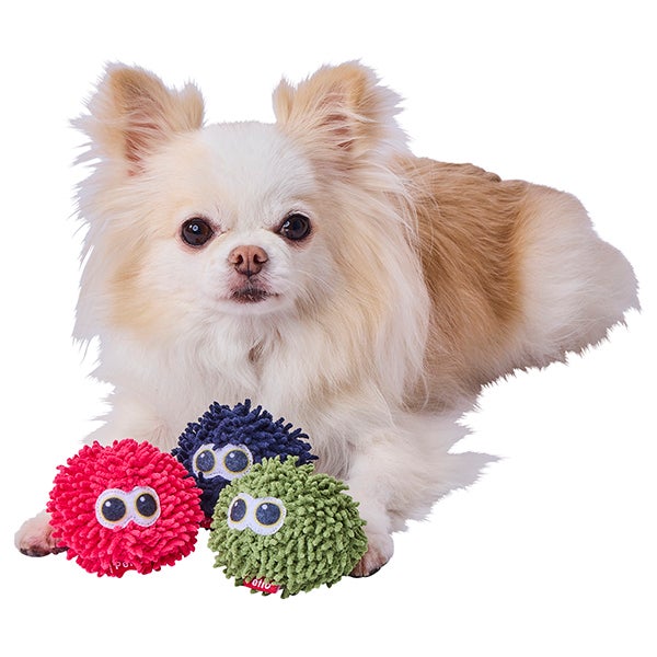 犬用おもちゃ モコモコシャカシャカボール セットボックス | ペティオ