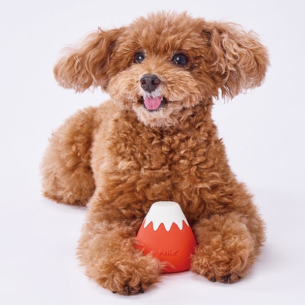 15%OFF！スーパーSALE】犬用おもちゃ 犬雅 富士山ラテックス 赤富士