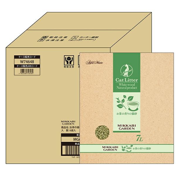 Add.Mate アドメイト お茶の香りの猫砂 7L ケース販売用 | ペティオ