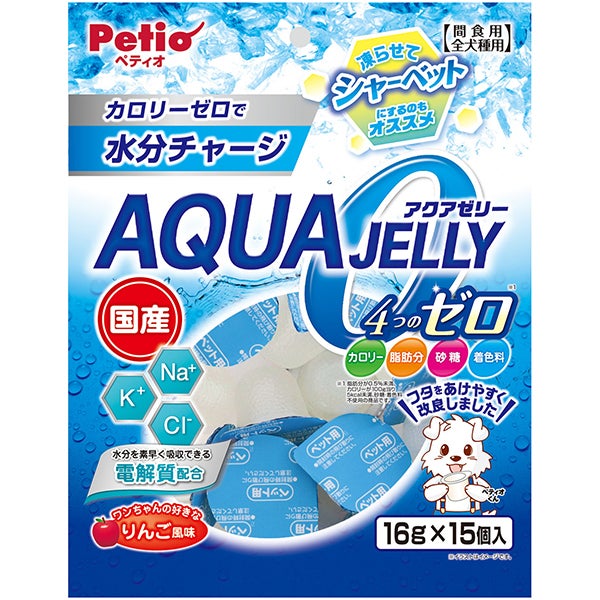 アクアゼリー 4つのゼロ りんご風味 16g×15個入 | ペティオ オンライン